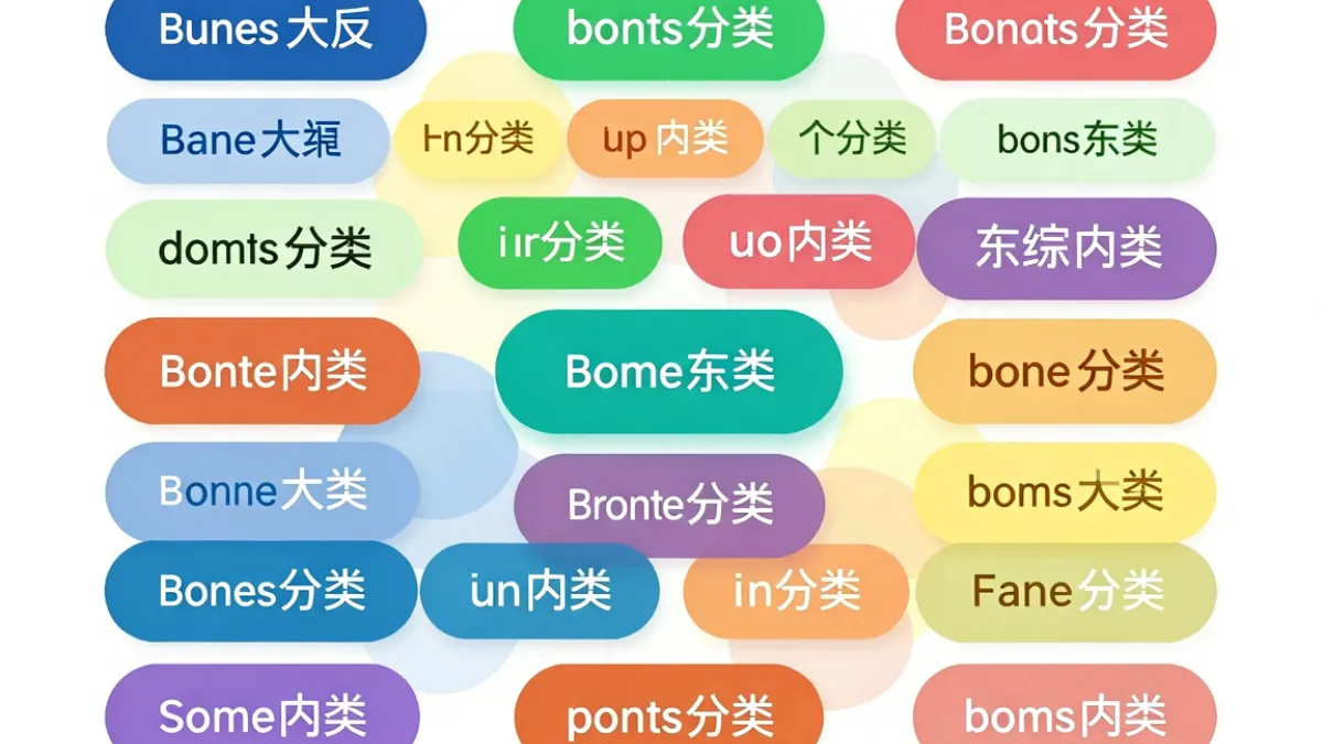 9uu有你有我足矣平台分类标签页面，不同主题的内容以彩色标签区分排列
